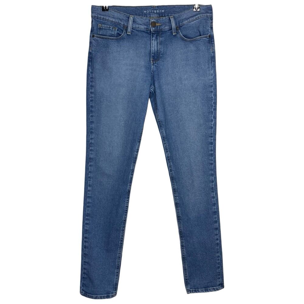 Mott & Bow Jeans Womens 32x32 Blue Relaxed Boyfriend Stretch Denim (Tag 27x32)